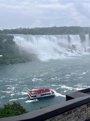 Joanie in Niagra Falls