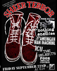 Harcore Rock show poster
