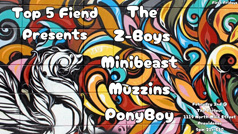 Minibeast rock show poster