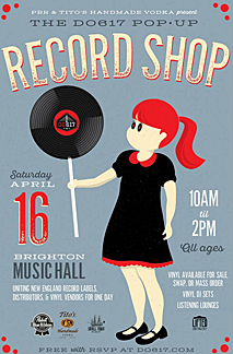 pop up record store