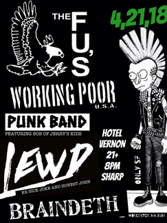 Punk show poster