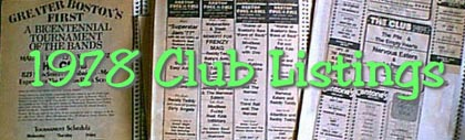 These are the scrapbooks with pasted club listings from the paper that the list was mainly made from.
