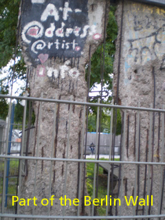 Part of the Berlin Wall