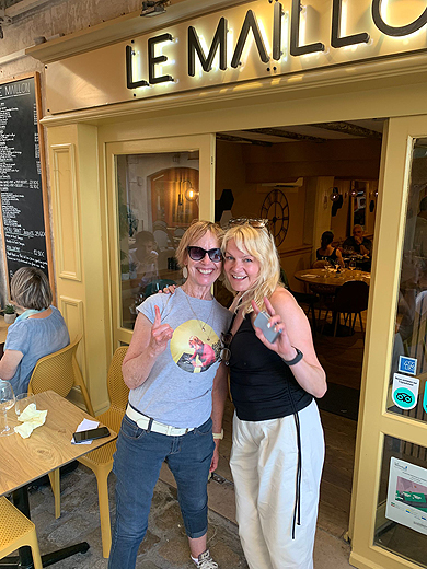 Joanie's France UK vacation