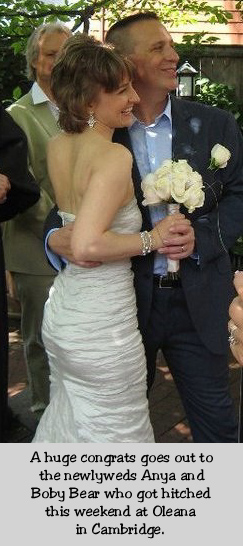 The happy newlyweds