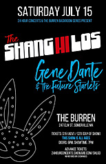 Gene Dante show poster