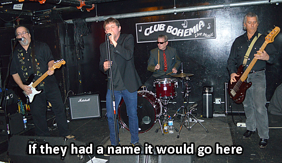 I tell ya, every band needs a name. 