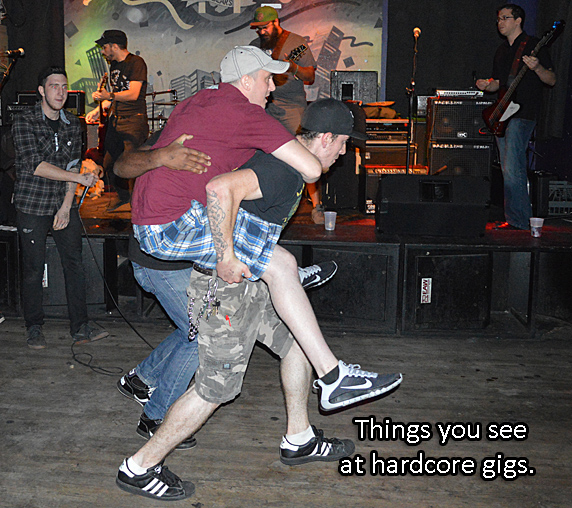 hardcore gig