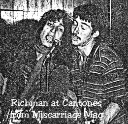 Jonathan Richman at Cantones